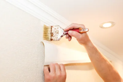 Pose de papier peint à Lelin-Lapujolle — revêtements muraux et toiles de verre
